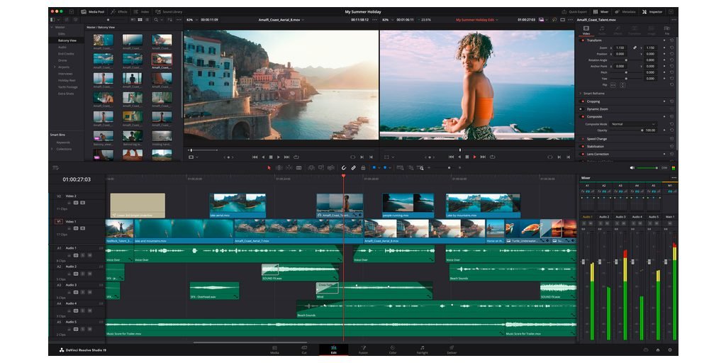 Elevate Your Video Editing with Blackmagic Design DaVinci Resolve Studio 19.0.0.0069 + Crack for Windows